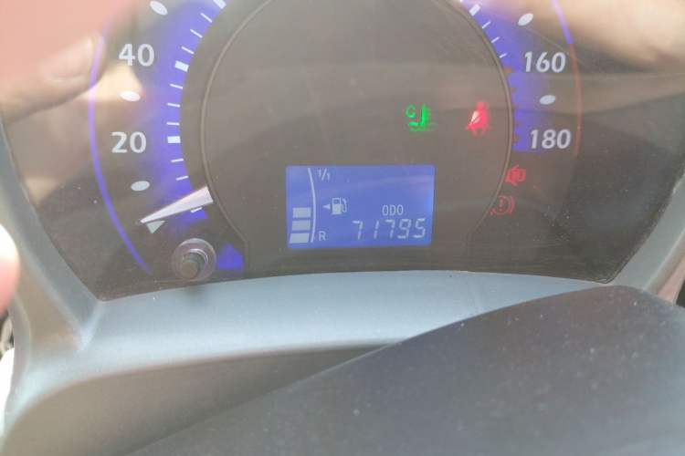 Used BYD F0 2012 1.0L XuanKu Trim Odometer Close Up