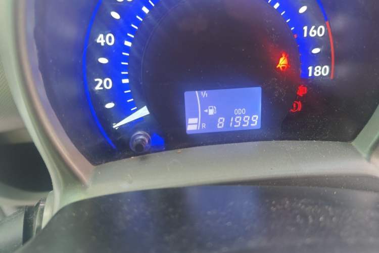 Used BYD F0 2012 1.0L XuanKu Trim Odometer Close Up