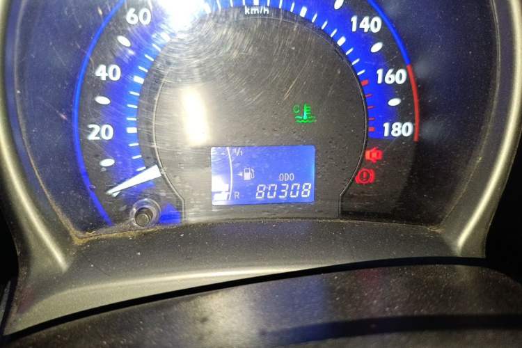 Used BYD F0 2012 1.0L XuanKu Trim Odometer Close Up