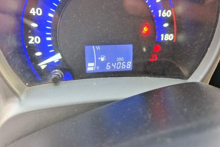 Used BYD F0 2012 1.0L Joyful Cool Model Odometer Close Up