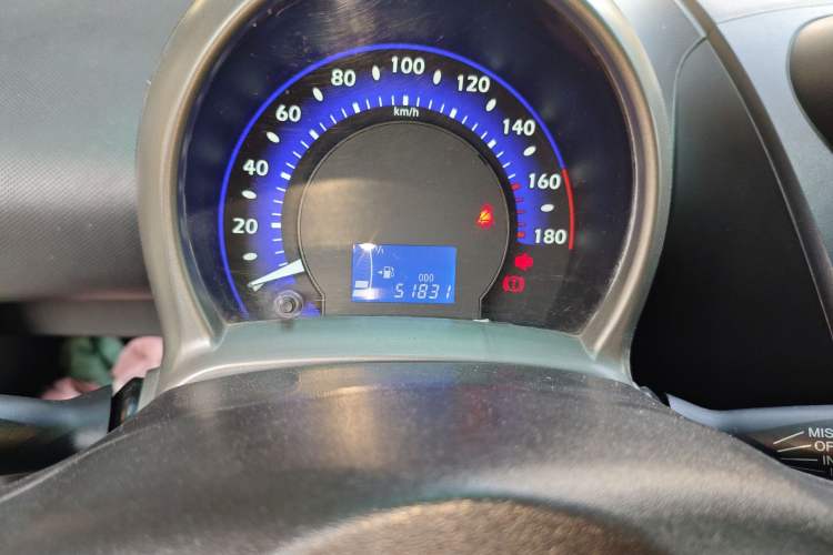 Used BYD F0 2012 1.0L Joyful Cool Model Odometer Close Up