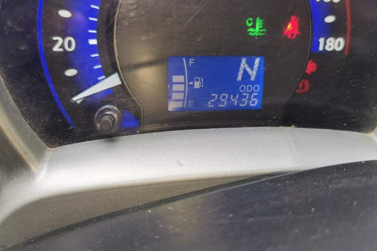 Used BYD F0 2013 1.0L AMT XuanKu Model Odometer Close Up