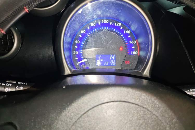 Used BYD F0 2013 1.0L AMT XuanKu Model Odometer Close Up