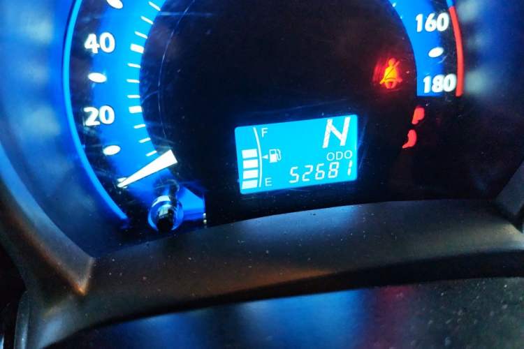 Used BYD F0 2013 1.0L AMT XuanKu Model Odometer Close Up