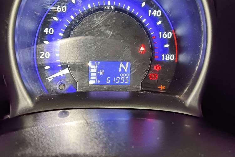 Used BYD F0 2013 1.0L AMT XuanKu Model Odometer Close Up