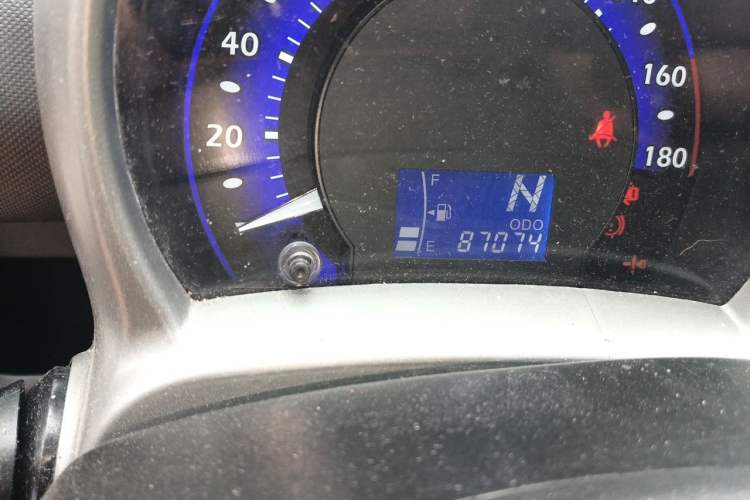 Used BYD F0 2013 1.0L AMT XuanKu Model Odometer Close Up