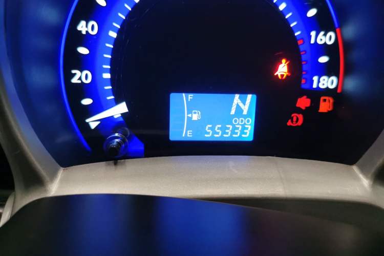 Used BYD F0 2013 1.0L AMT XuanKu Model Odometer Close Up