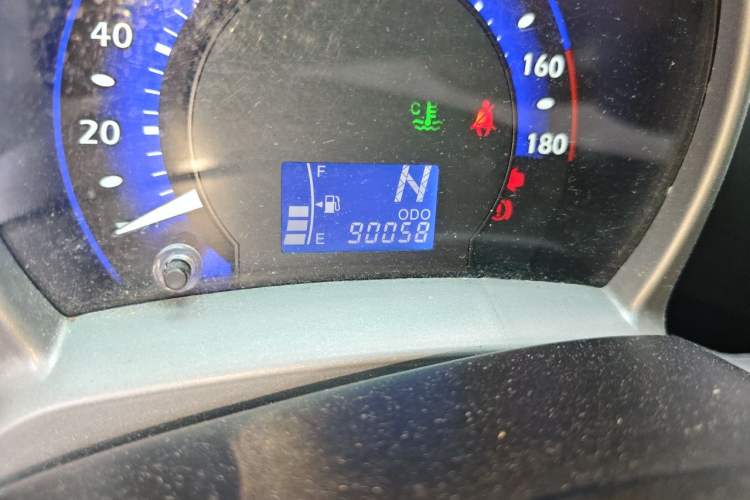 Used BYD F0 2013 1.0L AMT XuanKu Model Odometer Close Up