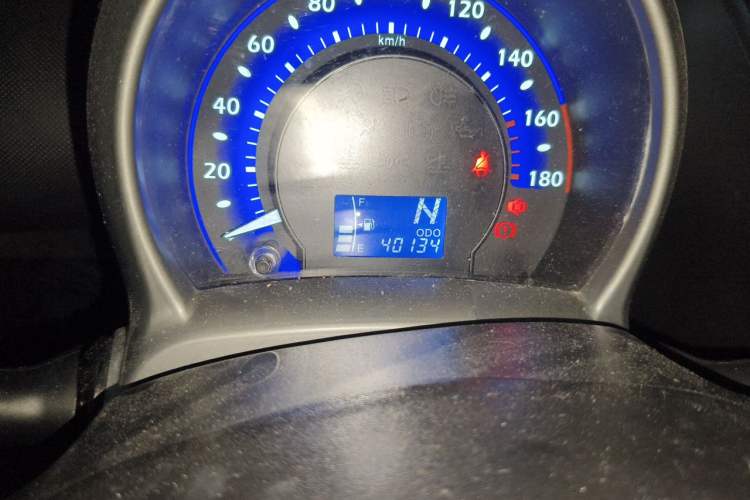 Used BYD F0 2013 1.0L AMT XuanKu Model Odometer Close Up