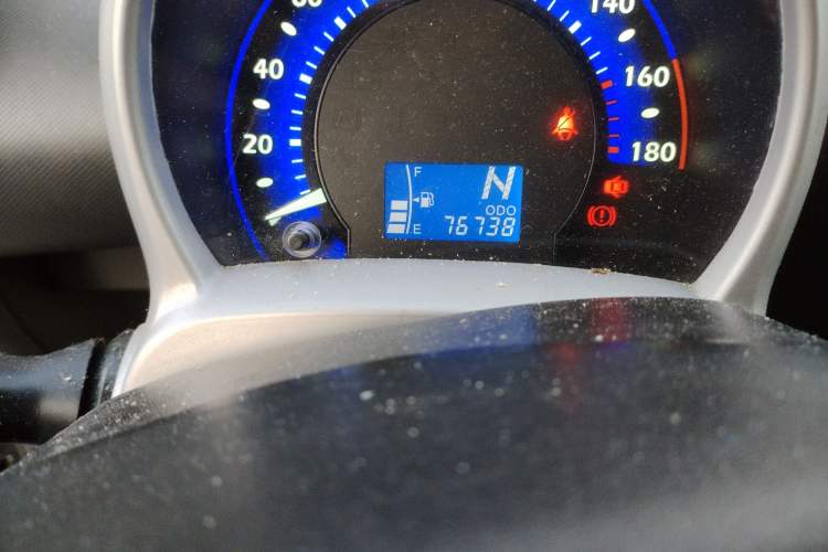 Used BYD F0 2015 1.0L AMT XuanKu Model Odometer Close Up