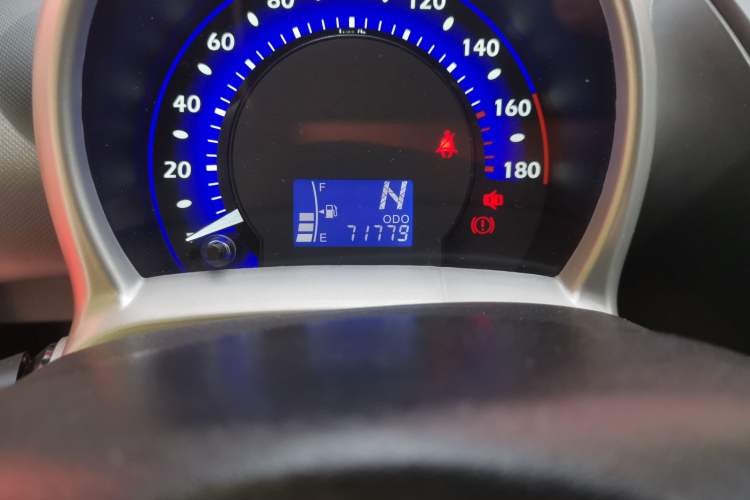 Used BYD F0 2015 1.0L AMT XuanKu Model Odometer Close Up