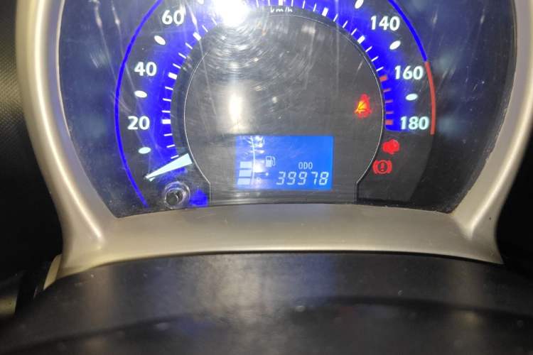 Used BYD F0 2015 1.0L AMT Joyful Cool Model Odometer Close Up