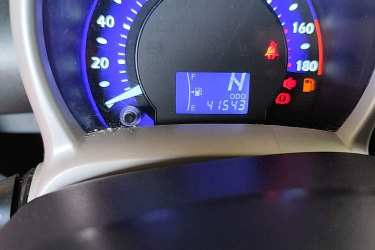 Used BYD F0 2015 1.0L AMT XuanKu Model Odometer Close Up