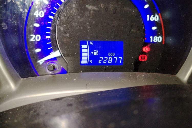 Used BYD F0 2015 1.0L XuanKu Model Odometer Close Up