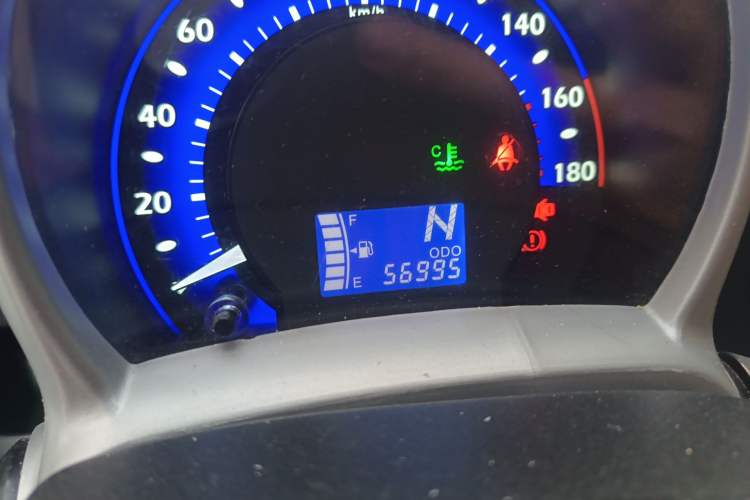 Used BYD F0 2015 1.0L AMT XuanKu Model Odometer Close Up