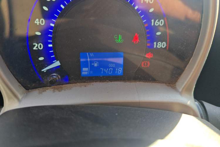 Used BYD F0 2015 1.0L XuanKu Model Odometer Close Up