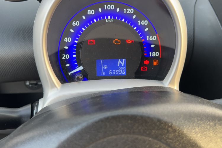 Used BYD F0 2015 1.0L AMT XuanKu Model Odometer Close Up