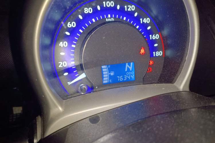 Used BYD F0 2015 1.0L AMT XuanKu Model Odometer Close Up