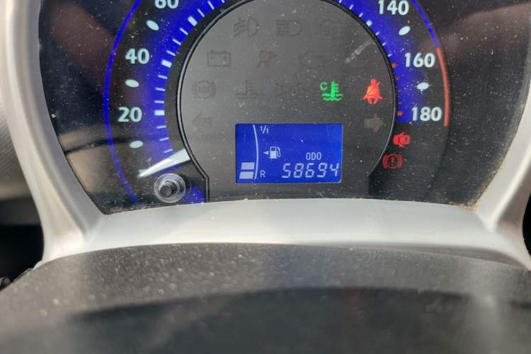 Used BYD F0 2015 1.0L XuanKu Model Odometer Close Up