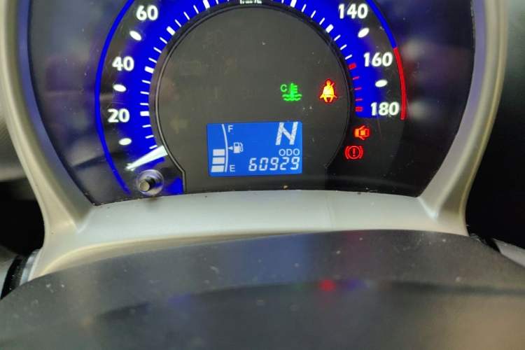 Used BYD F0 2015 1.0L AMT XuanKu Model Odometer Close Up