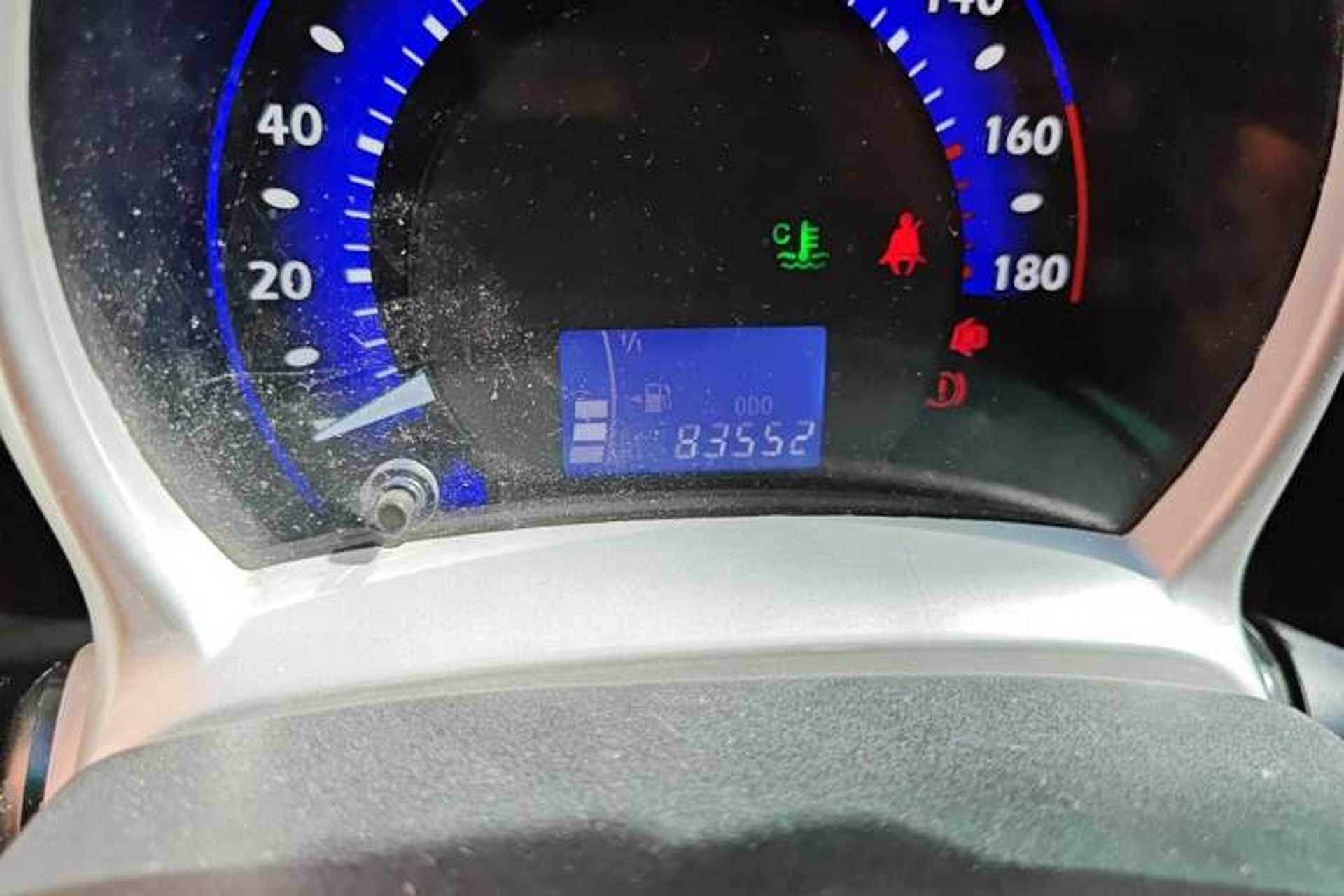 Used BYD F0 2015 1.0L XuanKu Model Odometer Close Up