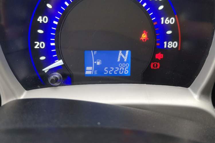 Used BYD F0 2015 1.0L AMT XuanKu Model Odometer Close Up