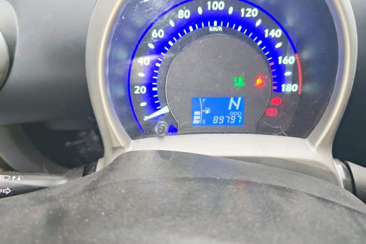 Used BYD F0 2015 1.0L AMT XuanKu Model Odometer Close Up