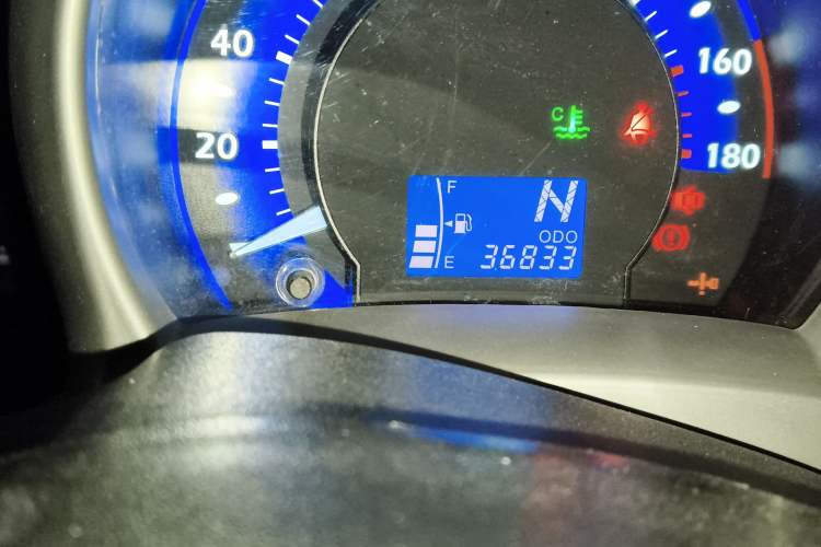 Used BYD F0 2015 1.0L AMT XuanKu Model Odometer Close Up
