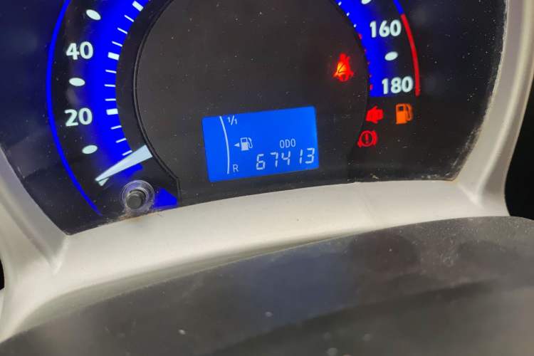 Used BYD F0 2015 1.0L XuanKu Model Odometer Close Up