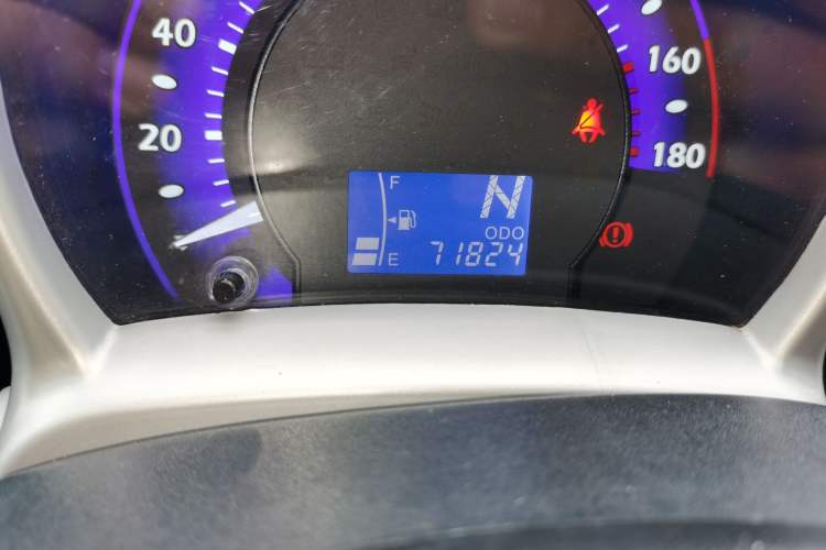 Used BYD F0 2015 1.0L AMT XuanKu Model Odometer Close Up