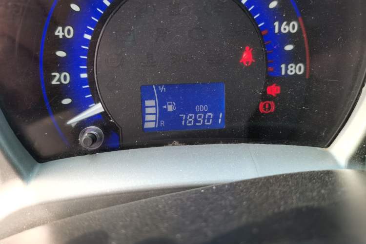 Used BYD F0 2015 1.0L XuanKu Model Odometer Close Up