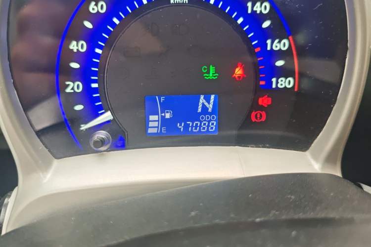 Used BYD F0 2015 1.0L AMT XuanKu Model Odometer Close Up