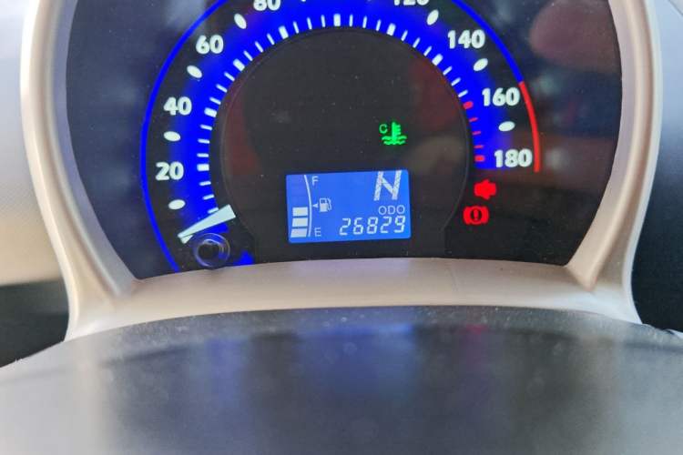 Used BYD F0 2015 1.0L AMT XuanKu Model Odometer Close Up