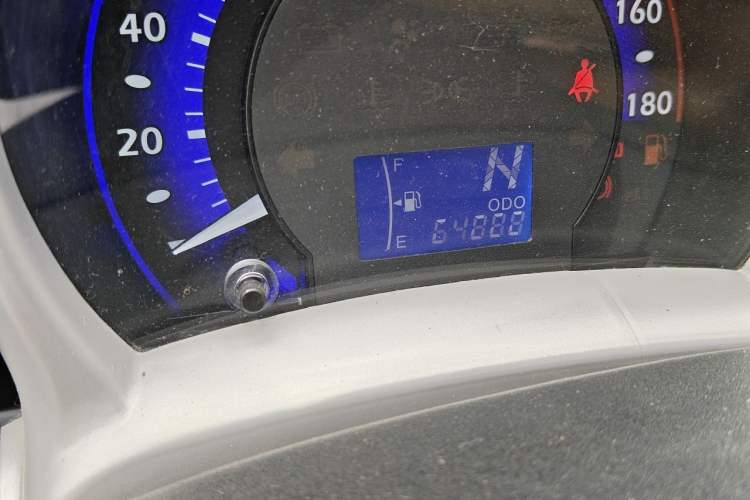 Used BYD F0 2015 1.0L AMT XuanKu Model Odometer Close Up