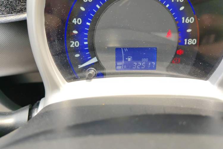 Used BYD F0 2015 1.0L XuanKu Model Odometer Close Up