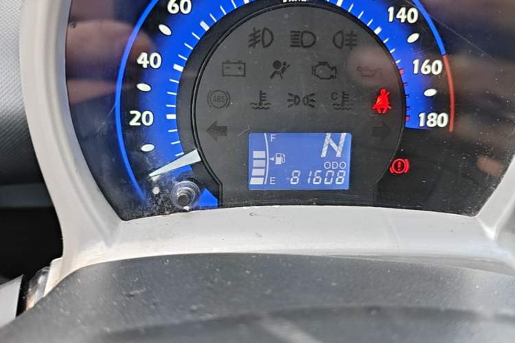 Used BYD F0 2015 1.0L AMT XuanKu Model Odometer Close Up