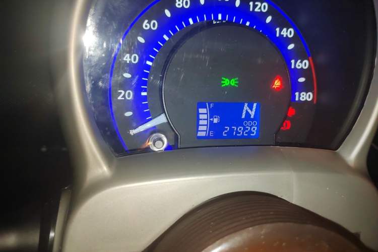 Used BYD F0 2015 1.0L AMT XuanKu Model Odometer Close Up