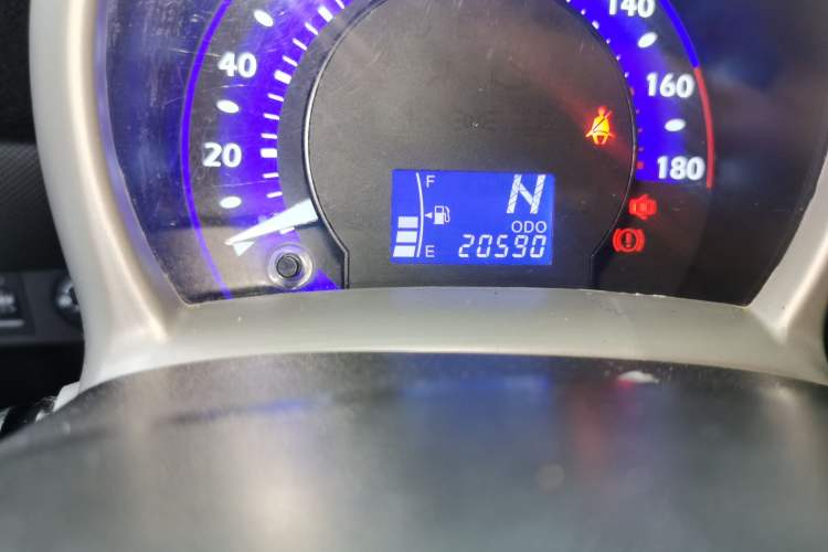 Used BYD F0 2015 1.0L AMT XuanKu Model Odometer Close Up
