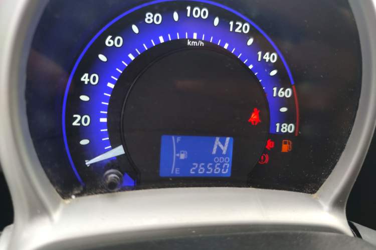 Used BYD F0 2015 1.0L AMT XuanKu Model Odometer Close Up