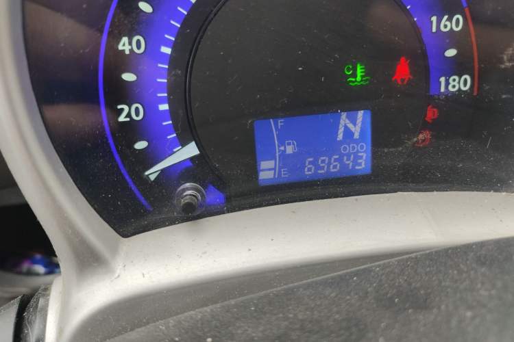 Used BYD F0 2015 1.0L Joyful Model Odometer Close Up