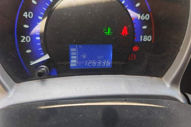 Used BYD F0 2015 1.0L AMT Joyful Cool Model Odometer Close Up