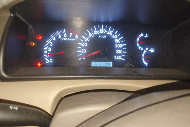 Used BYD F3 2008 1.5L Platinum Edition Practical G-i Model Odometer Close Up