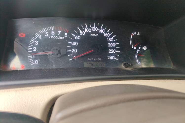 Used BYD F3 2009 1.5L Smart Platinum Edition Standard GL-i Odometer Close Up