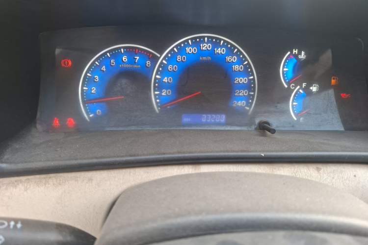 Used BYD F3 2012 Energy-Saving Model 1.5L Manual Comfort Version Odometer Close Up