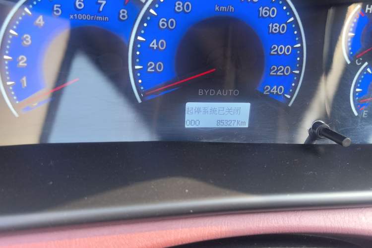 Used BYD F3 2012 Energy-Saving Model 1.5L Manual Comfort Version Odometer Close Up