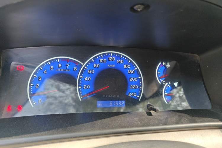 Used BYD F3 2012 Energy-Saving Edition 1.5L Manual Standard Model Instrument Cluster
