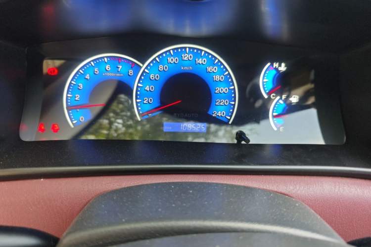 Used BYD F3 2012 Energy-Saving Model 1.5L Manual Comfort Version Odometer Close Up
