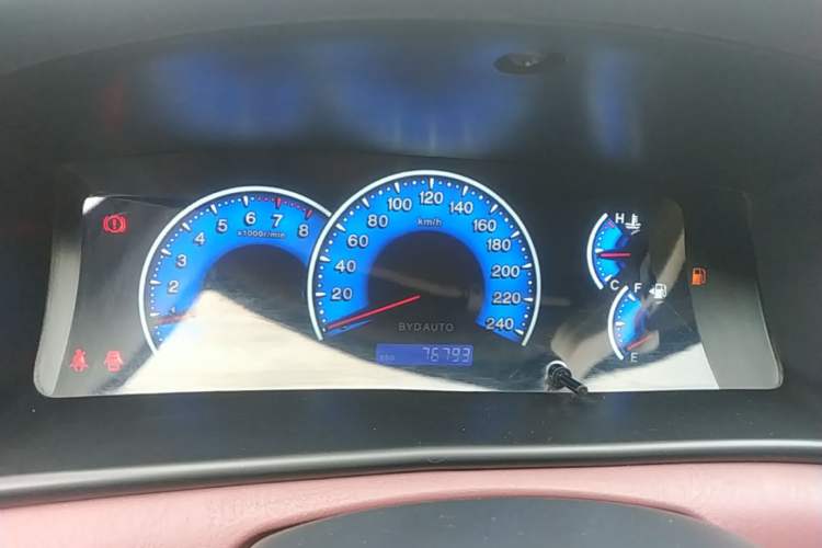 Used BYD F3 2012 Energy-Saving Model 1.5L Manual Comfort Version Instrument Cluster