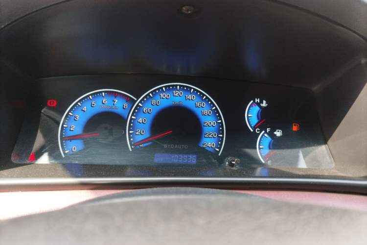 Used BYD F3 2012 Energy-Saving Model 1.5L Manual Comfort Version Instrument Cluster
