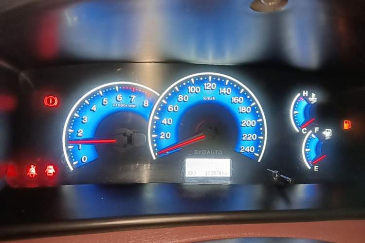 Used BYD F3 2012 Energy-Saving Edition 1.5L Manual Standard Model Instrument Cluster